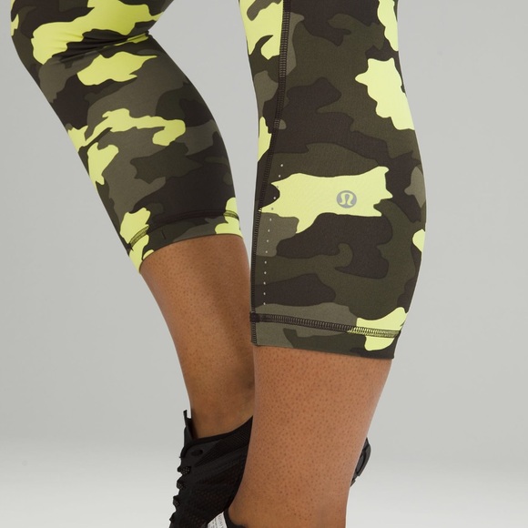 LULULEMON NWT SWIFT SPEED HIGH RISE CROP 21” LEGGINGS 0 2 12 14 HERITAGE Camo - Picture 5 of 11
